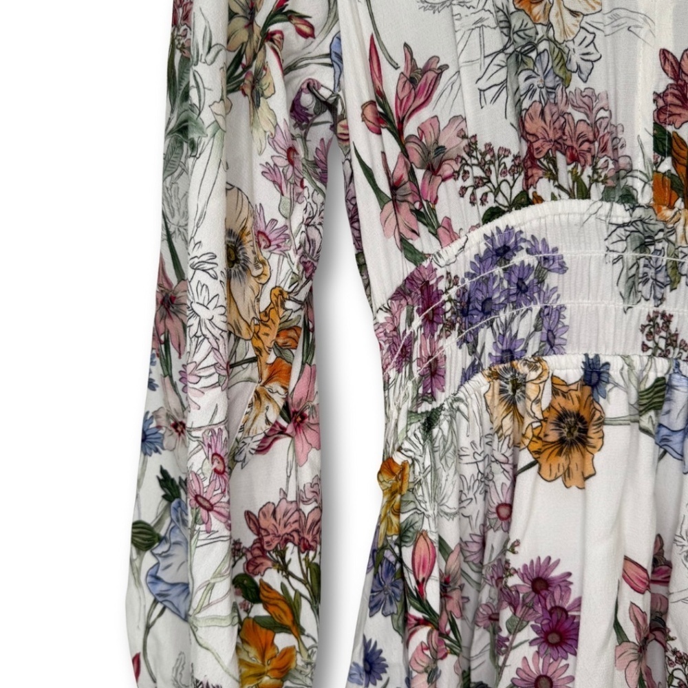 NWOT Fifteen Twenty Floral Long Sleeve Dress with Pockets - Picture 3 of 7
